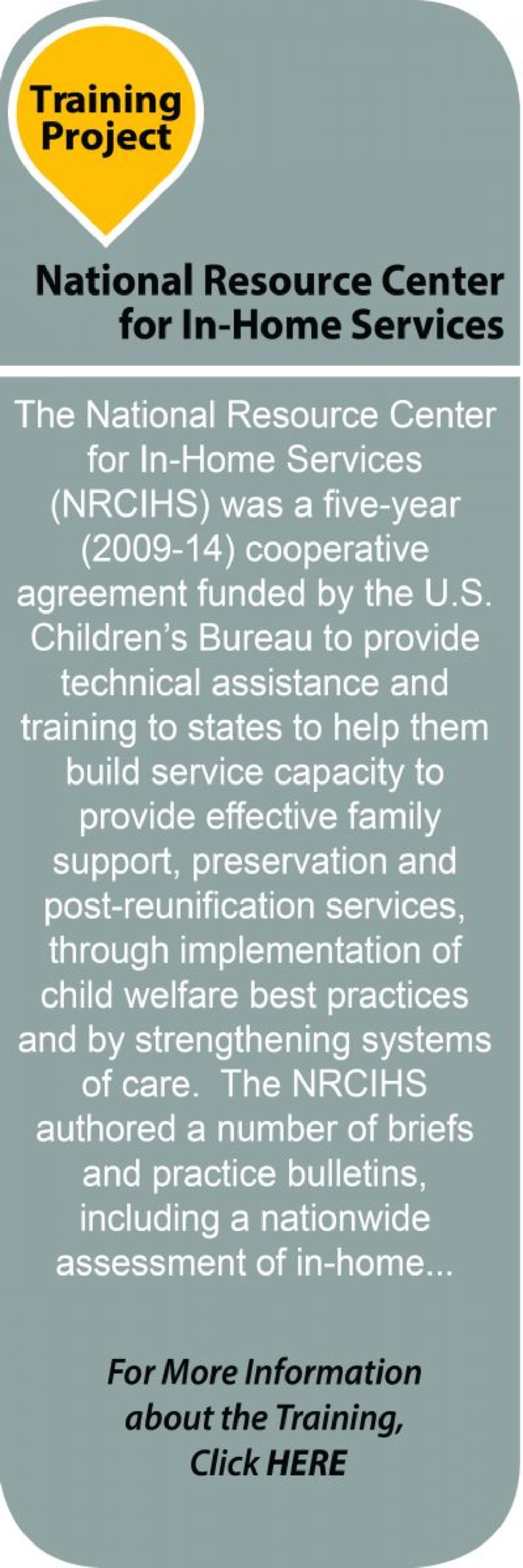 Child Welfare National Resource Center for Family Centered Practice